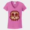 Ladies Heavy Cotton ™ 100% Cotton V Neck T Shirt Thumbnail