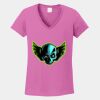 Ladies Heavy Cotton ™ 100% Cotton V Neck T Shirt Thumbnail