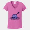 Ladies Heavy Cotton ™ 100% Cotton V Neck T Shirt Thumbnail