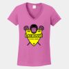 Ladies Heavy Cotton ™ 100% Cotton V Neck T Shirt Thumbnail