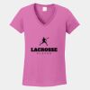 Ladies Heavy Cotton ™ 100% Cotton V Neck T Shirt Thumbnail
