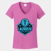 Ladies Heavy Cotton ™ 100% Cotton V Neck T Shirt Thumbnail