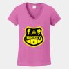 Ladies Heavy Cotton ™ 100% Cotton V Neck T Shirt Thumbnail