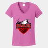 Ladies Heavy Cotton ™ 100% Cotton V Neck T Shirt Thumbnail