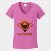 Ladies Heavy Cotton ™ 100% Cotton V Neck T Shirt Thumbnail