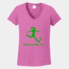 Ladies Heavy Cotton ™ 100% Cotton V Neck T Shirt Thumbnail