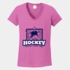 Ladies Heavy Cotton ™ 100% Cotton V Neck T Shirt Thumbnail