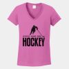 Ladies Heavy Cotton ™ 100% Cotton V Neck T Shirt Thumbnail