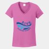 Ladies Heavy Cotton ™ 100% Cotton V Neck T Shirt Thumbnail